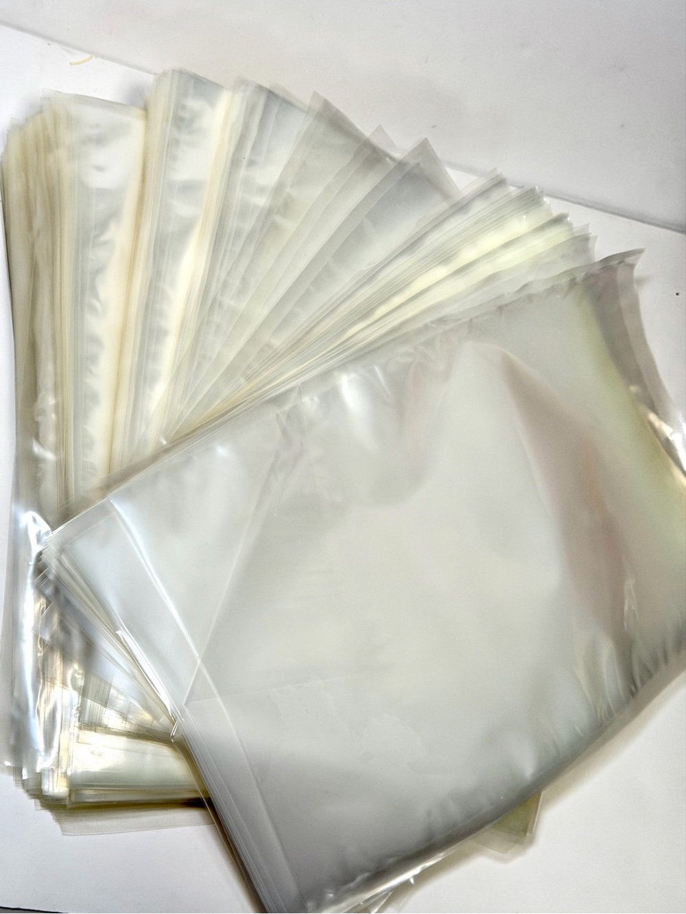 Heavy Duty Clear Flat Industrial Poly Bags 10" x 15" - 3 Mil - 150 Bags